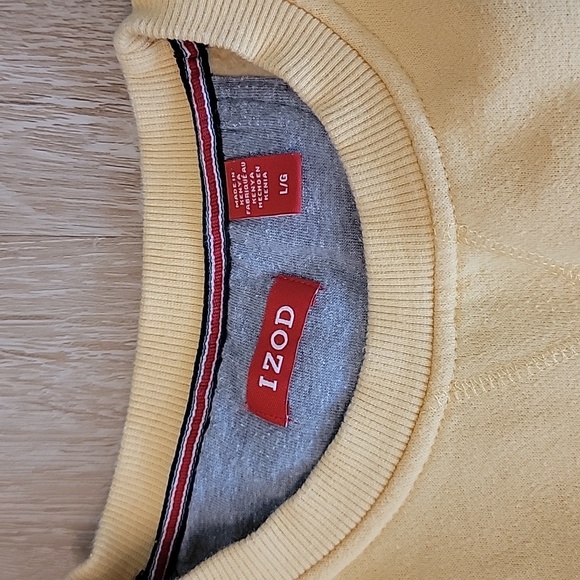 Izod men's crew neck sweatshirt size large - Picture 2 of 3